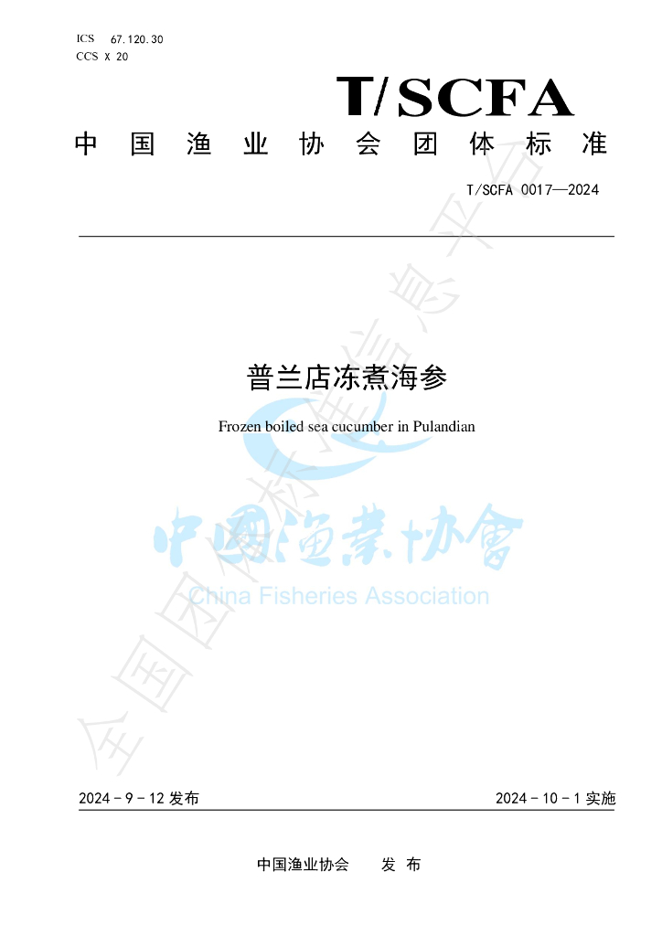 T/SCFA 0017-2024 标准预览