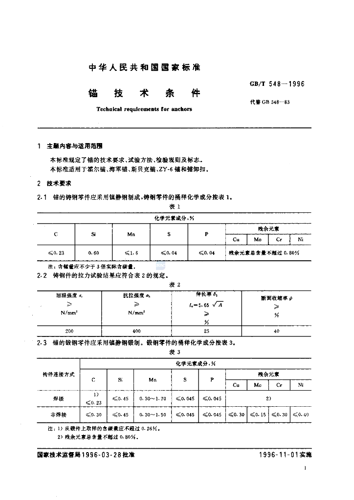 GB/T 548-1996 标准预览
