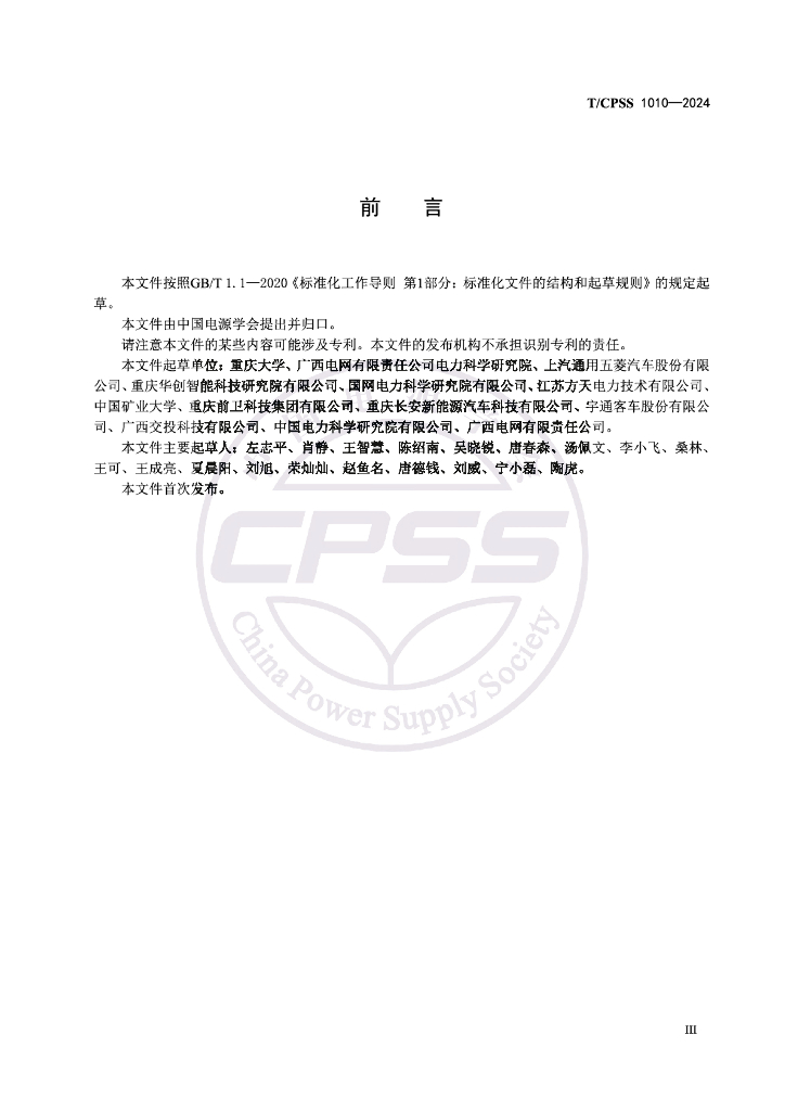 T/CPSS 1010-2024 标准预览