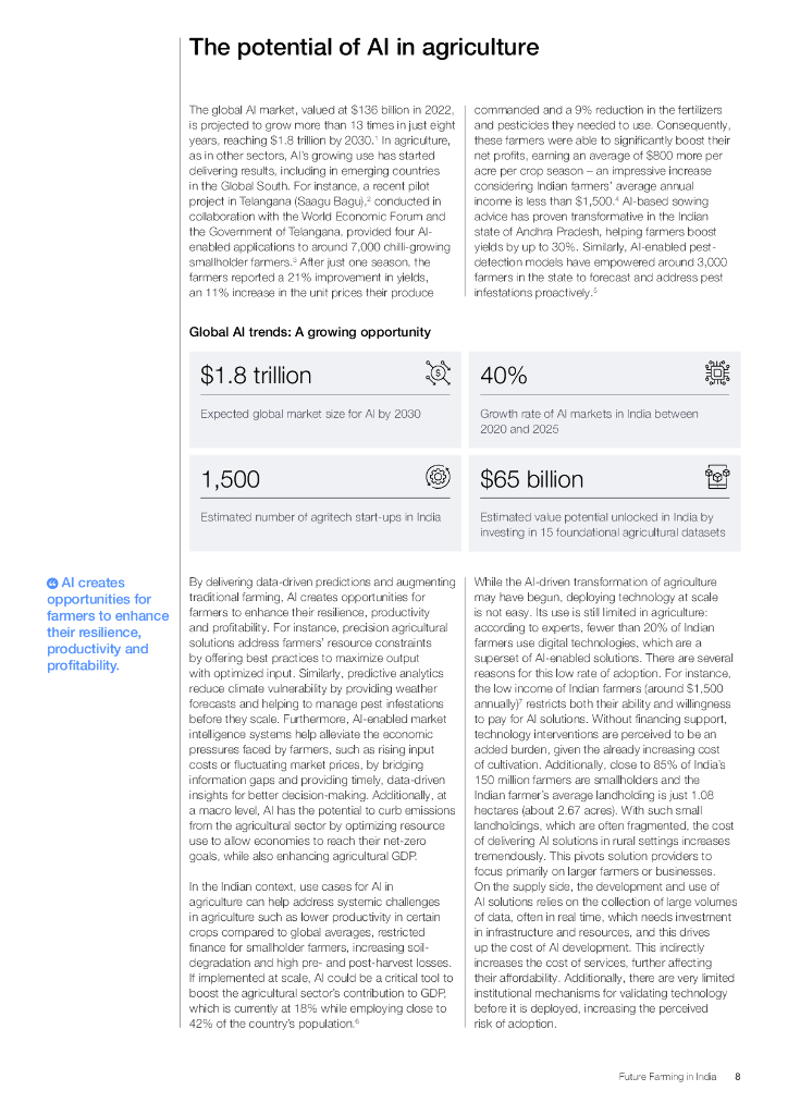 世界经济论坛&波士顿咨询：2025年印度未来农业人工智能规模化应用的剧本报告（英文版）_第8页
