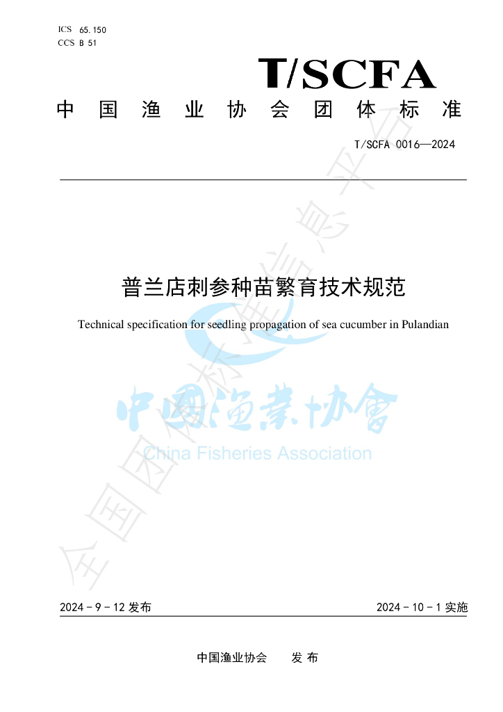 T/SCFA 0016-2024 标准预览