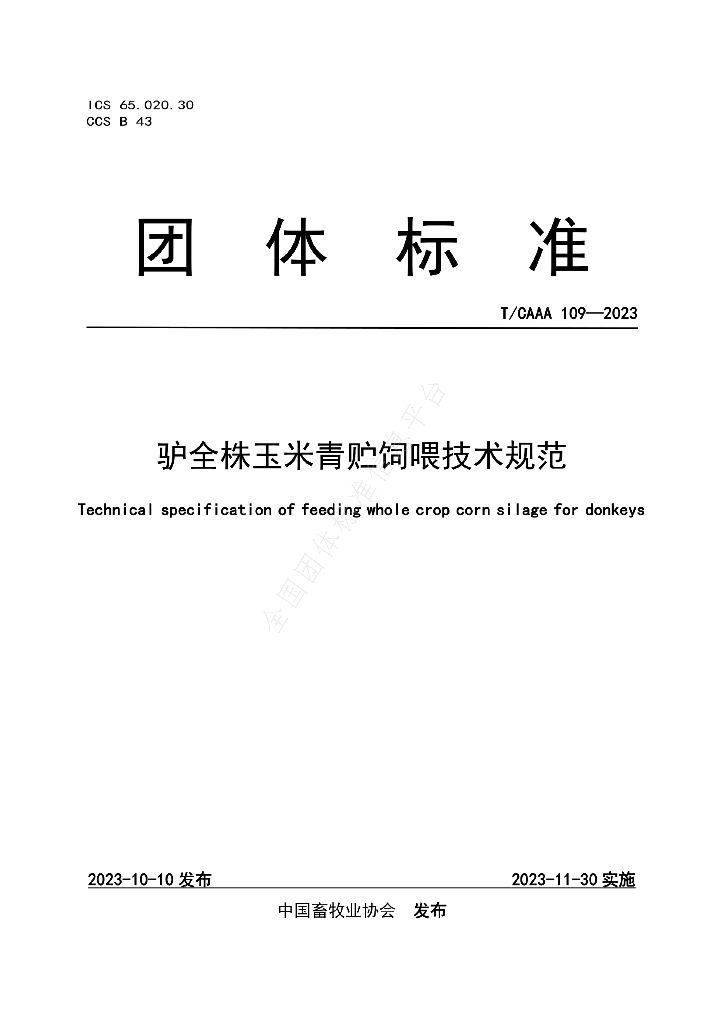 T/CAAA 109-2023 标准预览