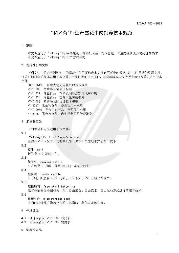 T/CAAA 105-2023 标准预览