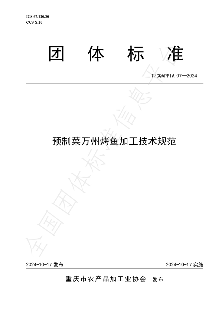 T/CQAPPIA 07-2024 标准预览