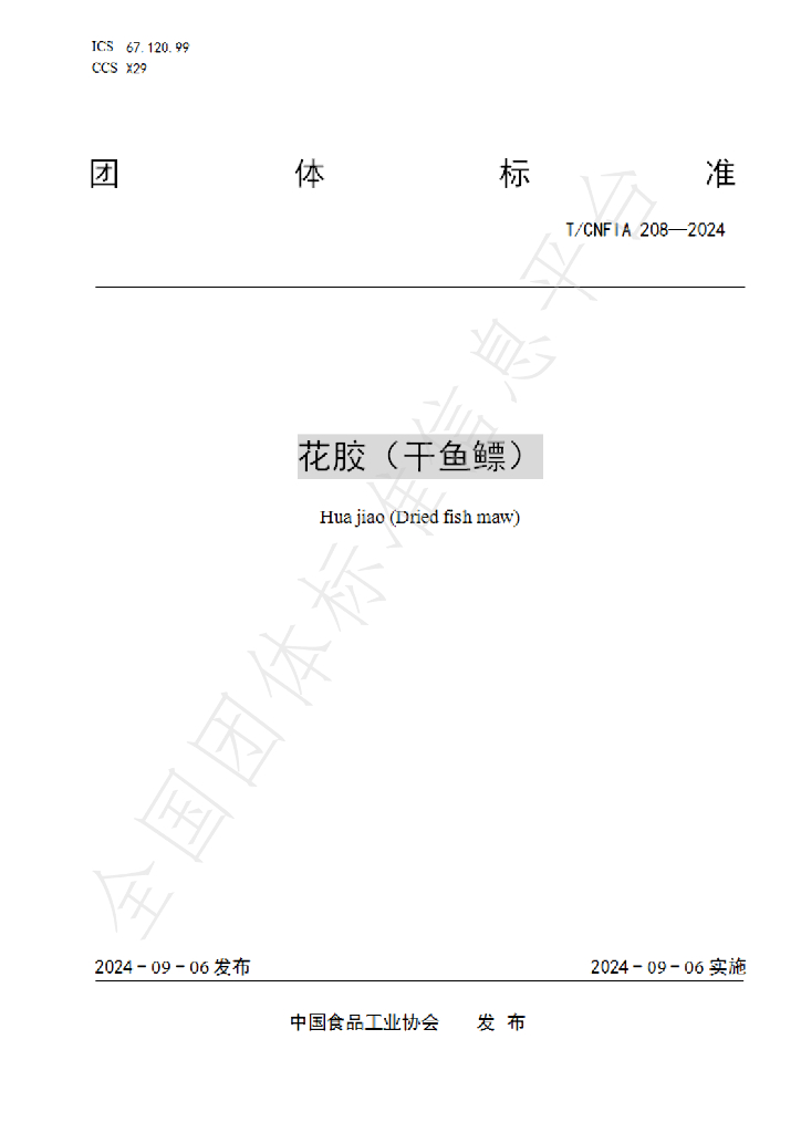 T/CNFIA 208-2024 标准预览
