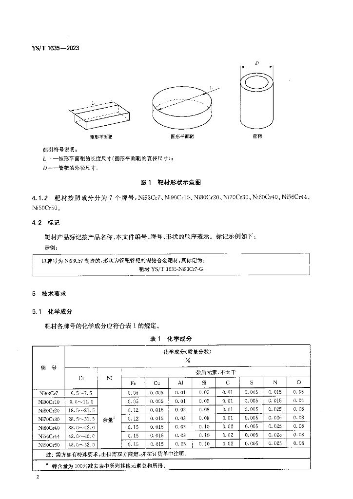 YS/T 1635-2023 标准预览