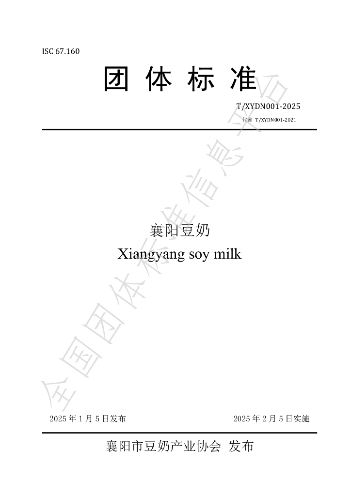 T/XYDN 001-2025 标准预览