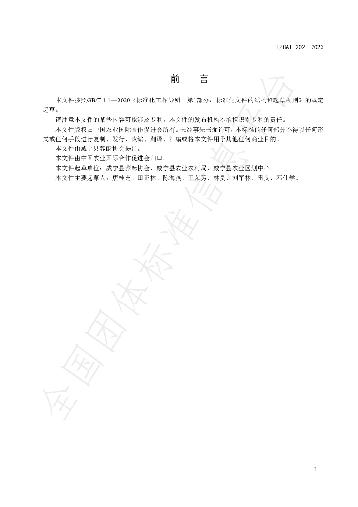 T/CAI 202-2023 标准预览