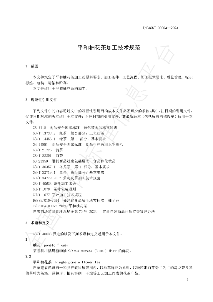 T/FASST 00004-2024 标准预览