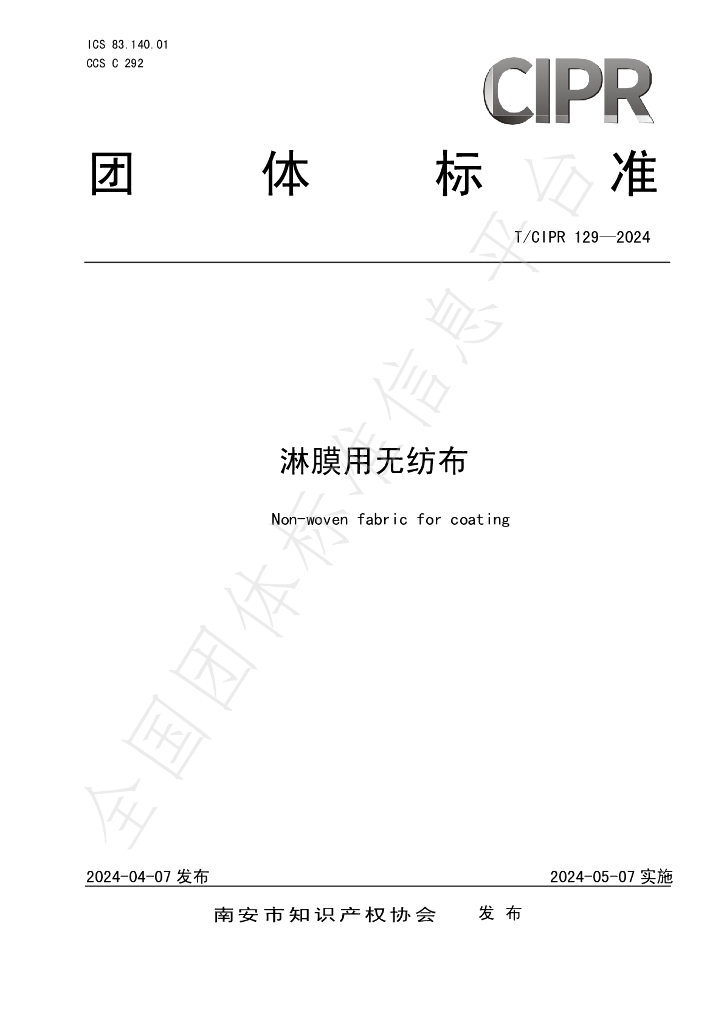 T/CIPR 129-2024 标准预览