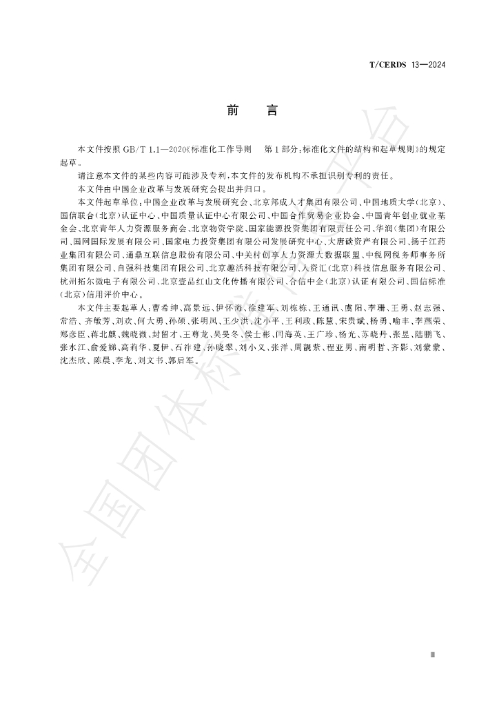 T/CERDS 13-2024 标准预览