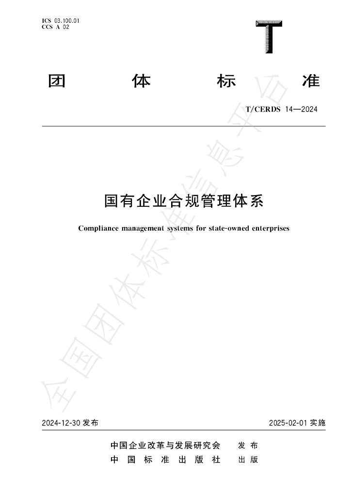 T/CERDS 14-2024 标准预览