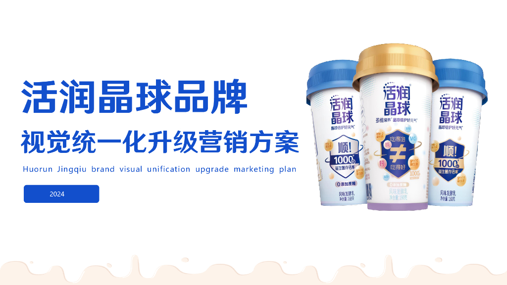 活润晶球品牌 视觉统一化升级营销方案