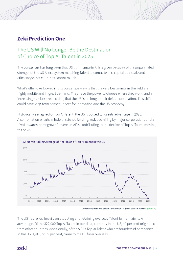 Zeki：2025年人工智能人才状况报告（英文版）_第9页