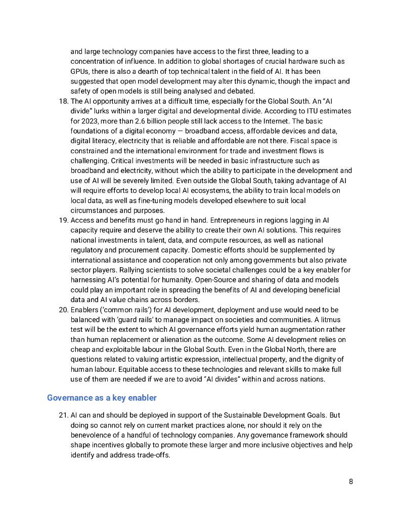 联合国人工智能咨询机构：2023年以人为本的人工智能治理研究报告（英文版）_第8页