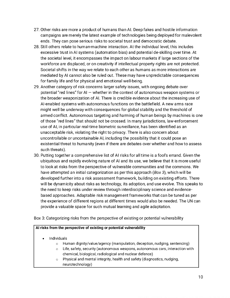 联合国人工智能咨询机构：2023年以人为本的人工智能治理研究报告（英文版）_第10页