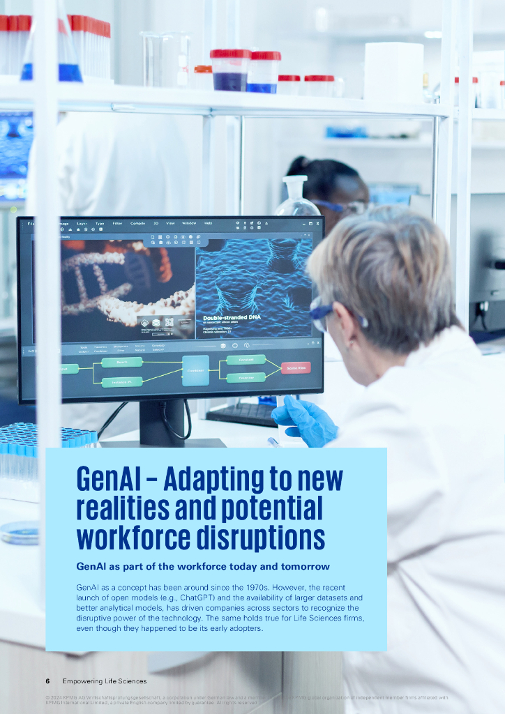 毕马威：2024年GenAI赋能生命科学报告：借力生成式人工智能，激发员工潜力（英文版）_第6页