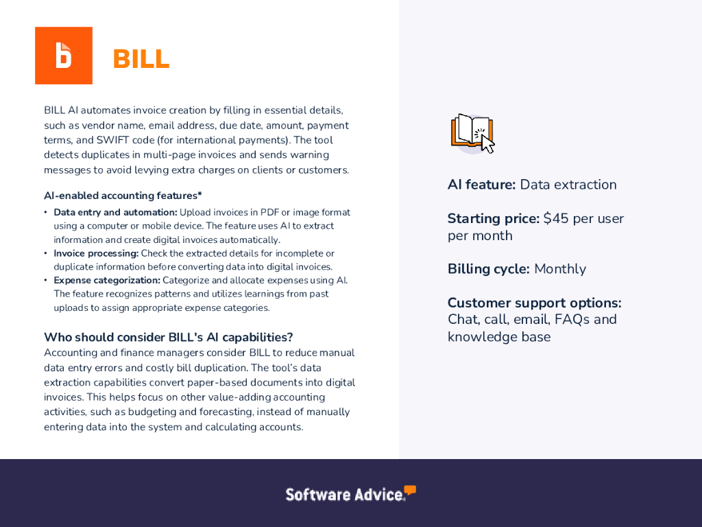 Software Advice：2024年TOP 6人工智能会计软件分析报告（英文版）_第9页