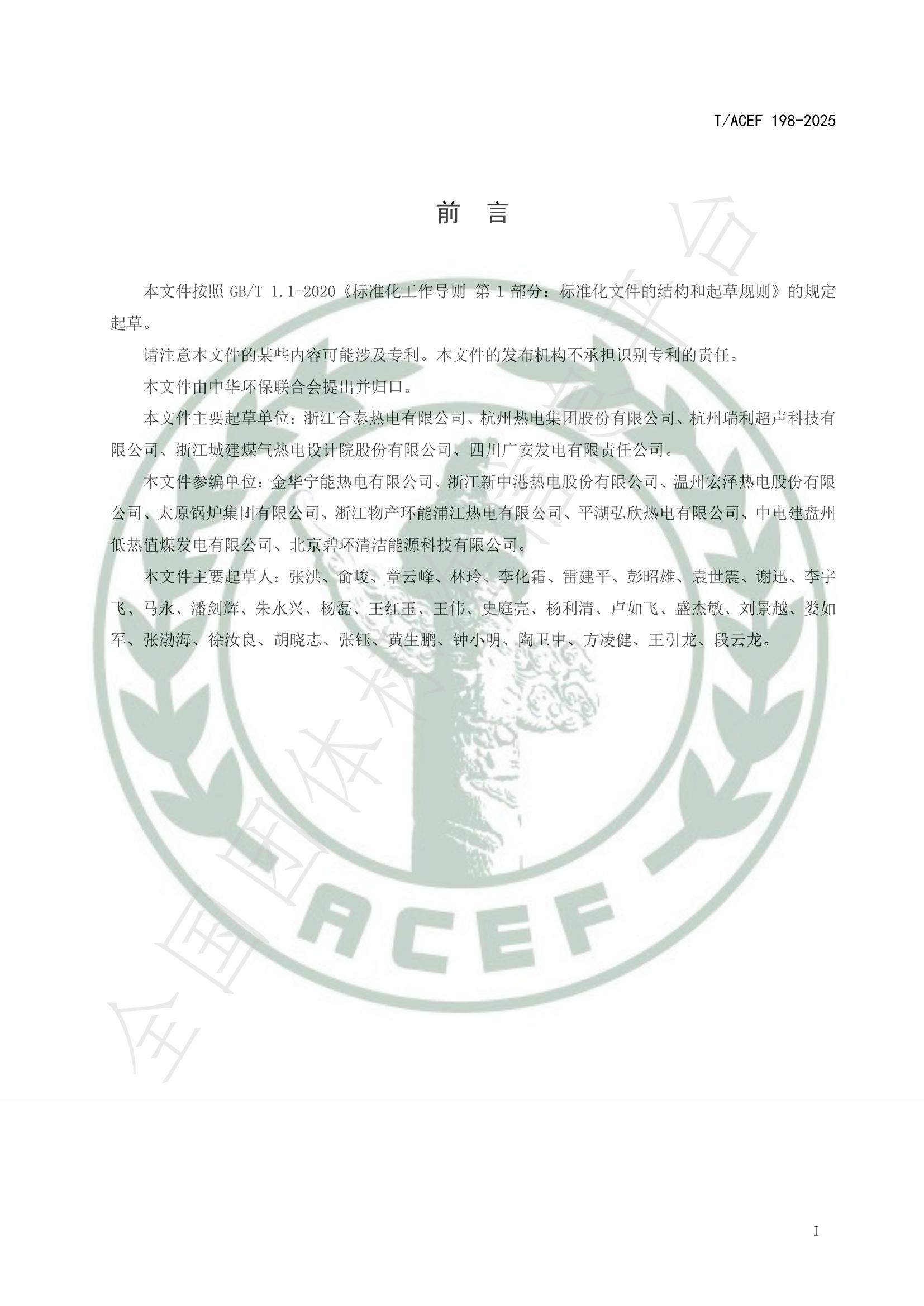T/ACEF 198-2025 标准预览