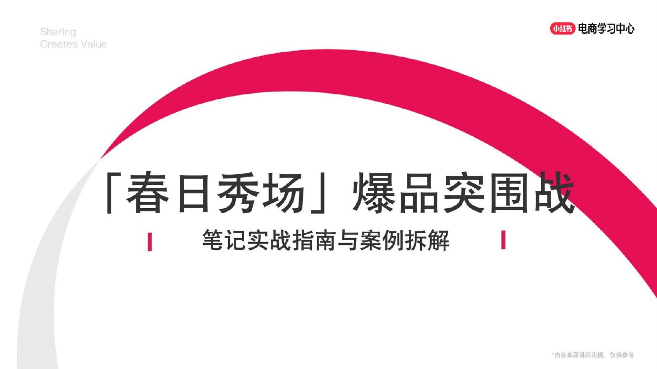 小红书：春日秀场爆品突围战：笔记实战指南与案例拆解