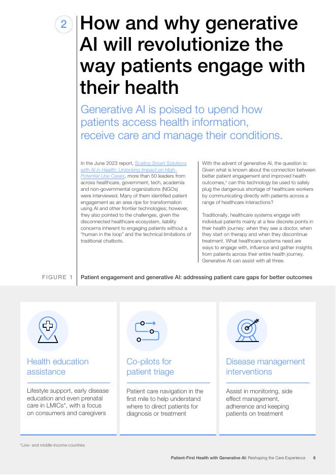 世界经济论坛：2024年以患者为中心的健康与生成式人工智能：重塑护理体验白皮书（英文版）_第6页