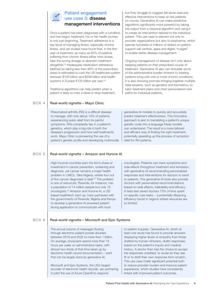 世界经济论坛：2024年以患者为中心的健康与生成式人工智能：重塑护理体验白皮书（英文版）_第9页