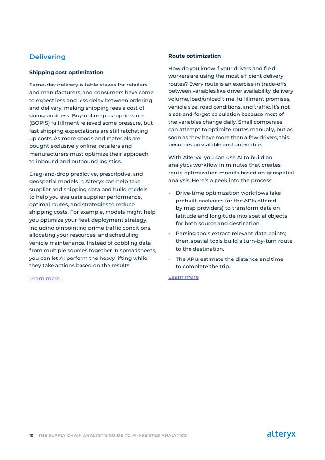 Alteryx：2024年供应链人工智能策略指南报告（英文版）_第10页