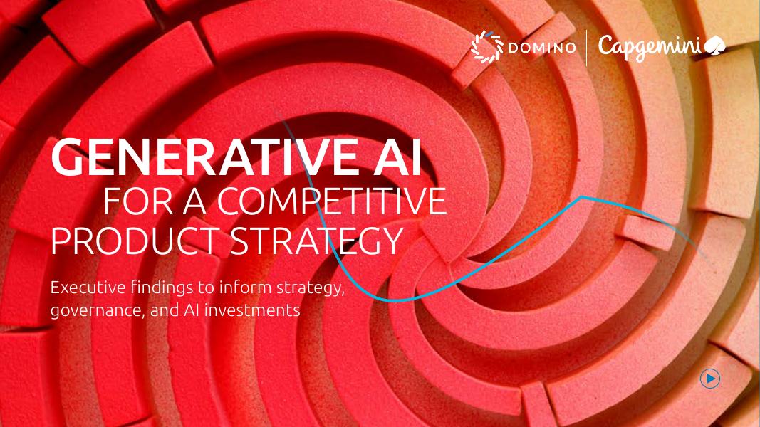凯捷Capgemini：2024年用于竞争性产品战略的生成式<em>人工智能</em>报告（英文版） 海报