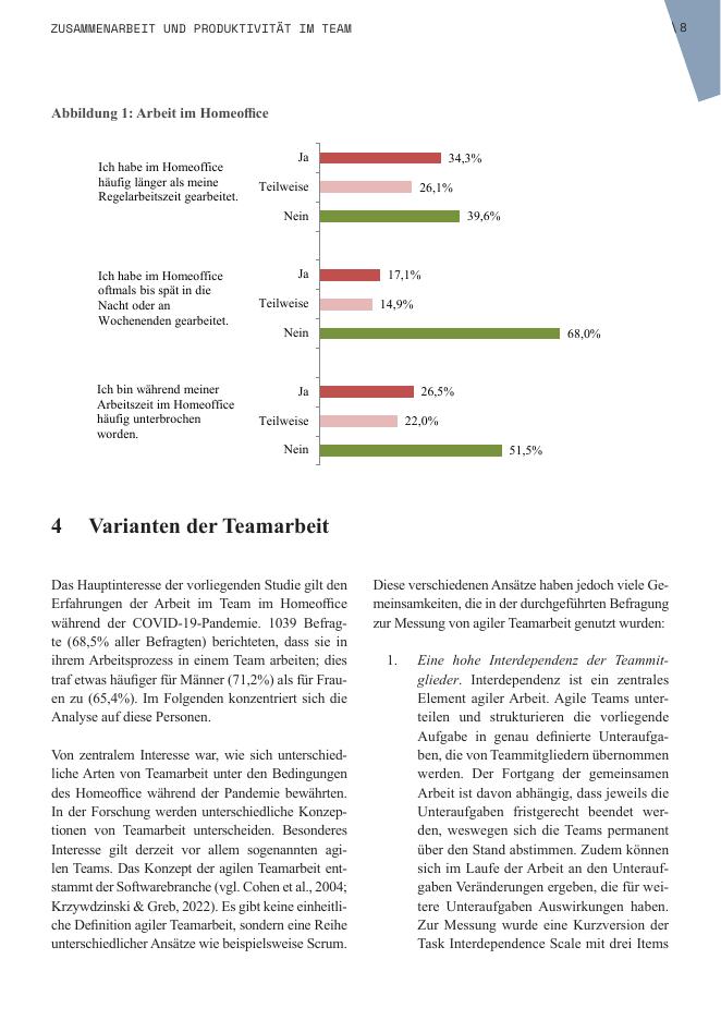 Weizenbaum Institute：团队合作与生产力-COVID-19疫情期间，敏捷、混合和传统团队在家办公的经验（英文版）_第8页