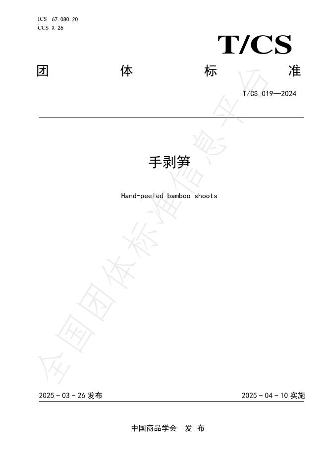 T/CS 019-2024 标准预览