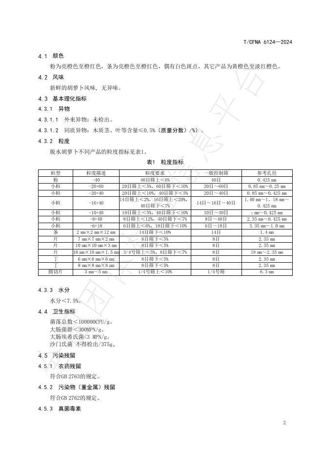 T/CFNA 6124-2024 标准预览