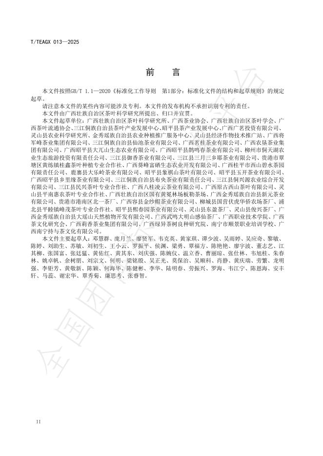 T/TEAGX 013-2025 标准预览