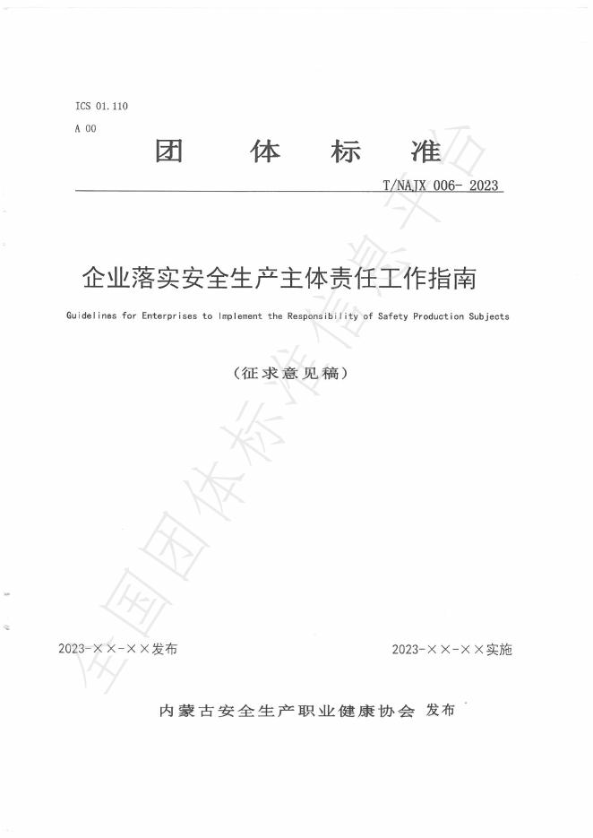 T/NAJX 006-2023 标准预览