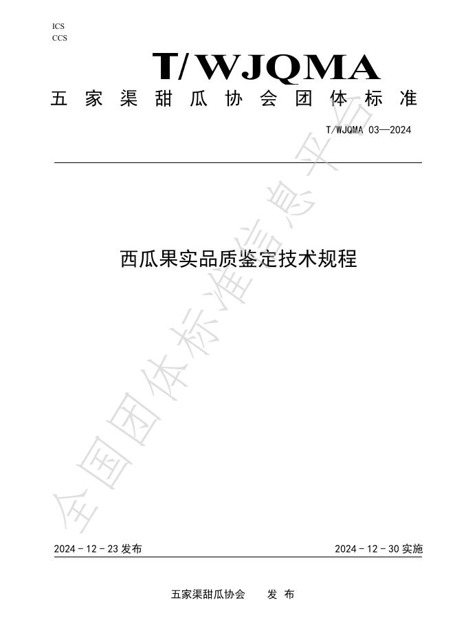 T/WJQMA 03-2024 标准预览