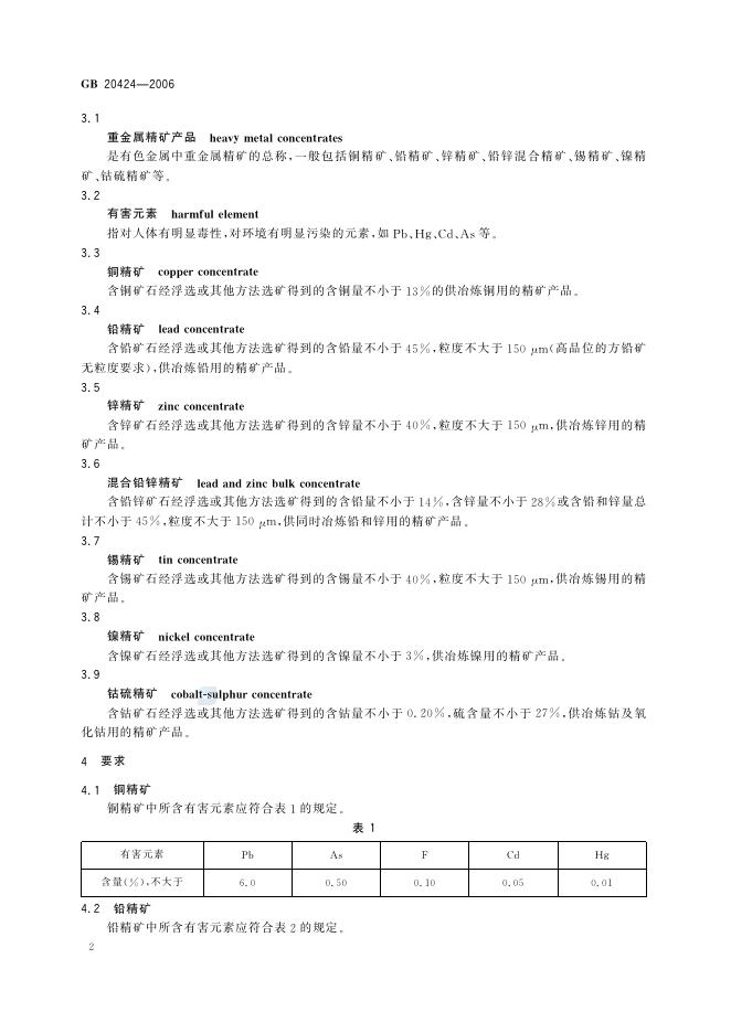 GB/T 20424-2006 标准预览