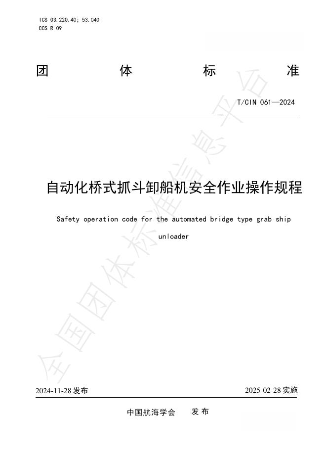 T/CIN 061-2024 标准预览