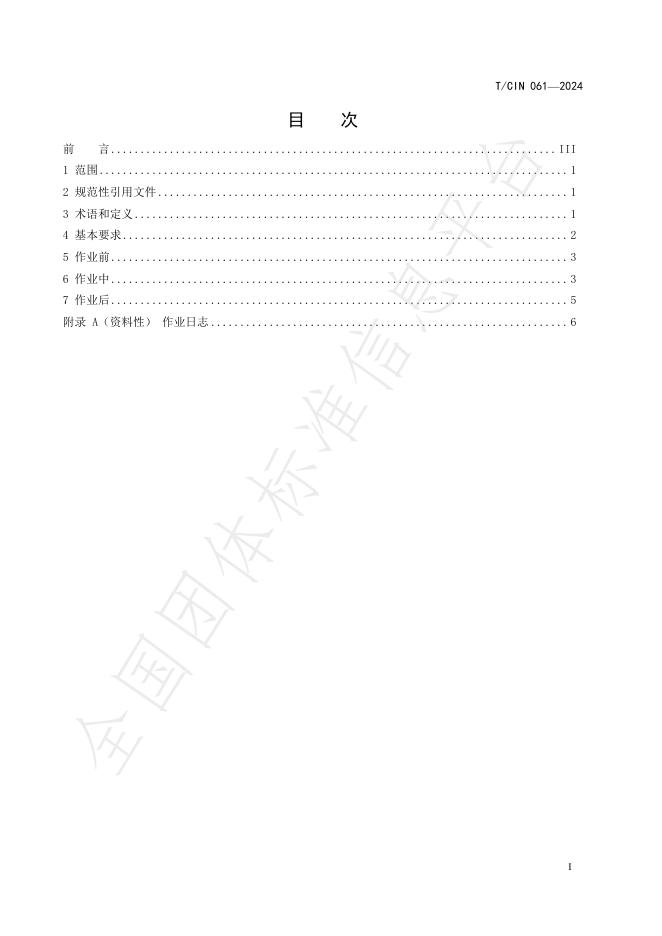 T/CIN 061-2024 标准预览