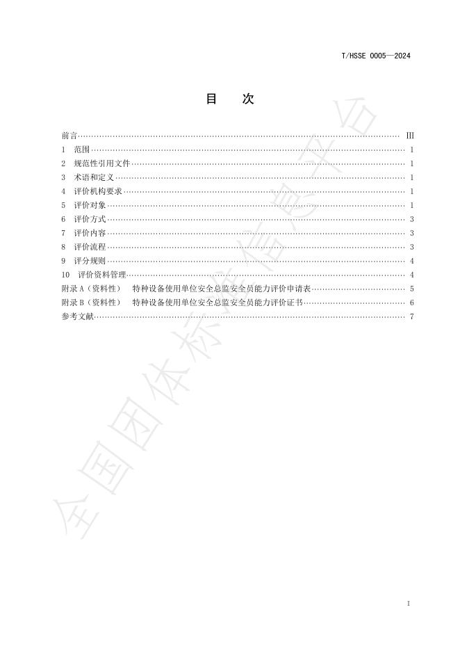 T/HSSE 0005-2024 标准预览