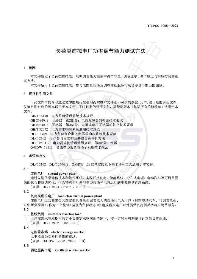 T/CPSS 1005-2024 标准预览