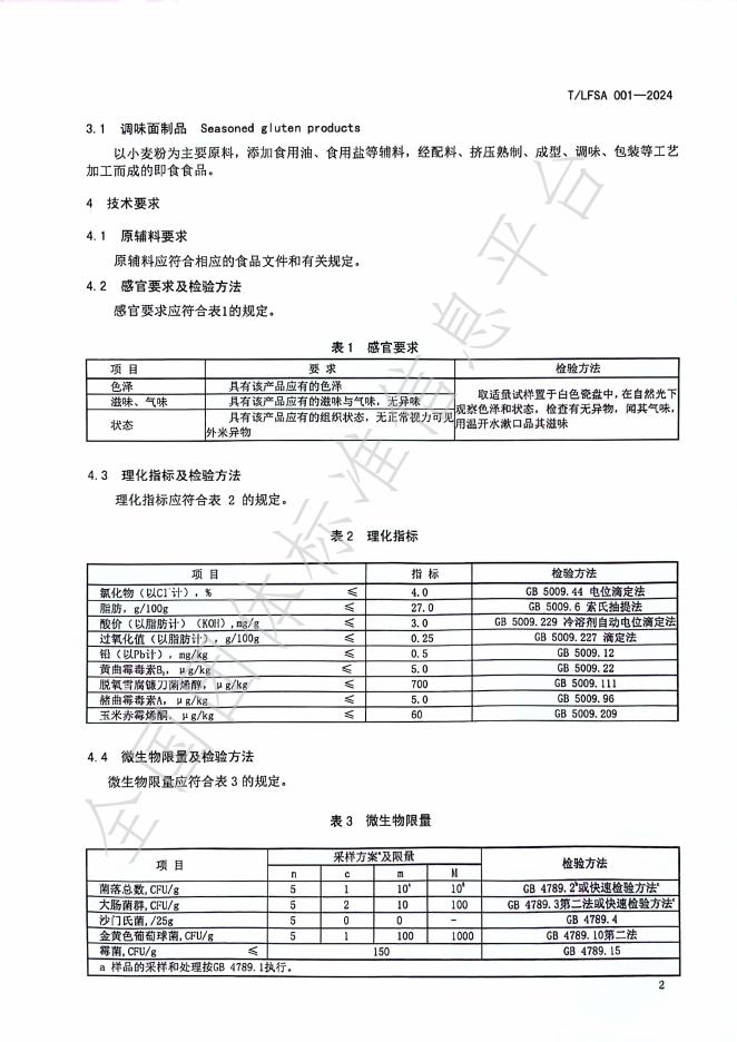 T/LFSA 001-2023 标准预览