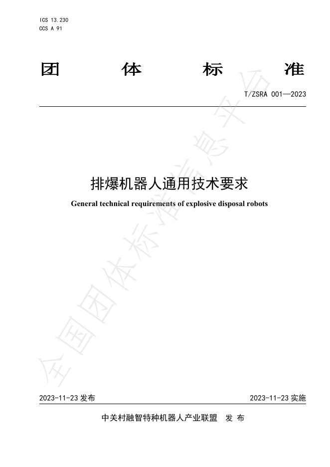 T/ZSRA 001-2023 标准预览
