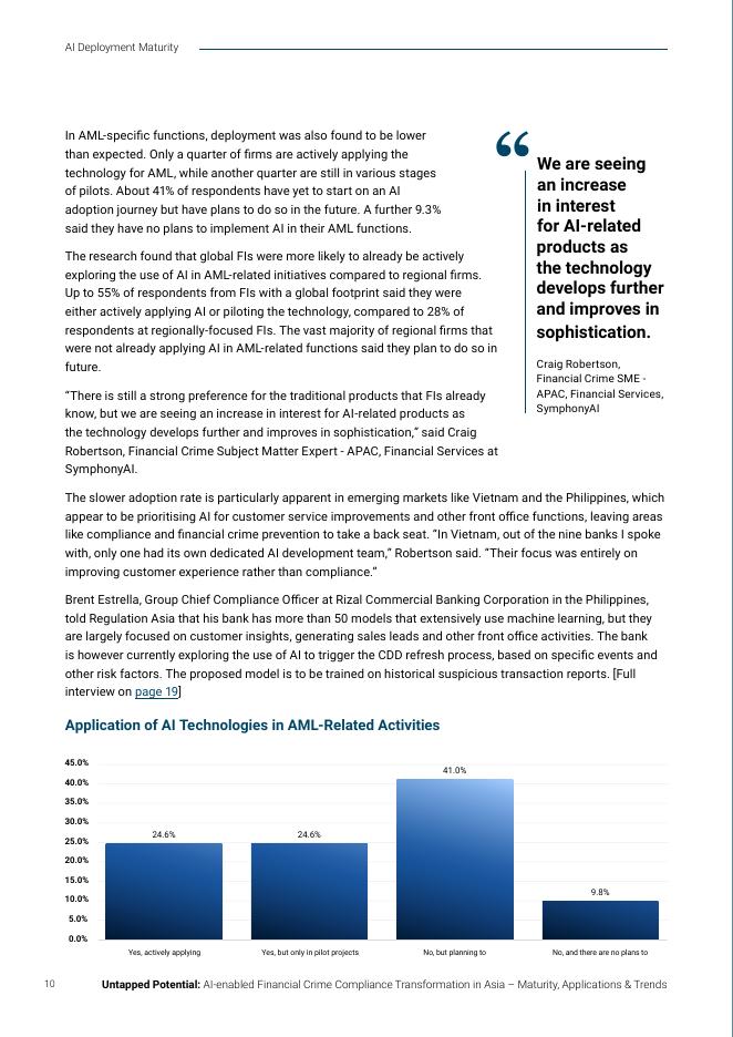 SymphonyAI：2024年亚洲人工智能驱动的金融犯罪合规变革报告（英文版）_第10页