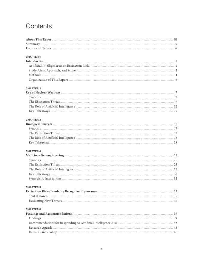 Rand兰德：2025年人工智能引发的人类灭绝风险：三大场景分析报告（英文版）_第9页