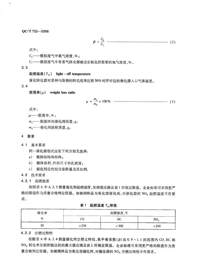 QC/T 752-2006 标准预览