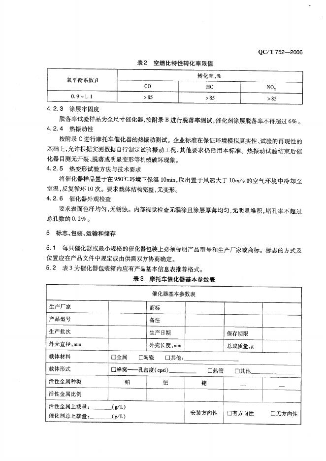 QC/T 752-2006 标准预览