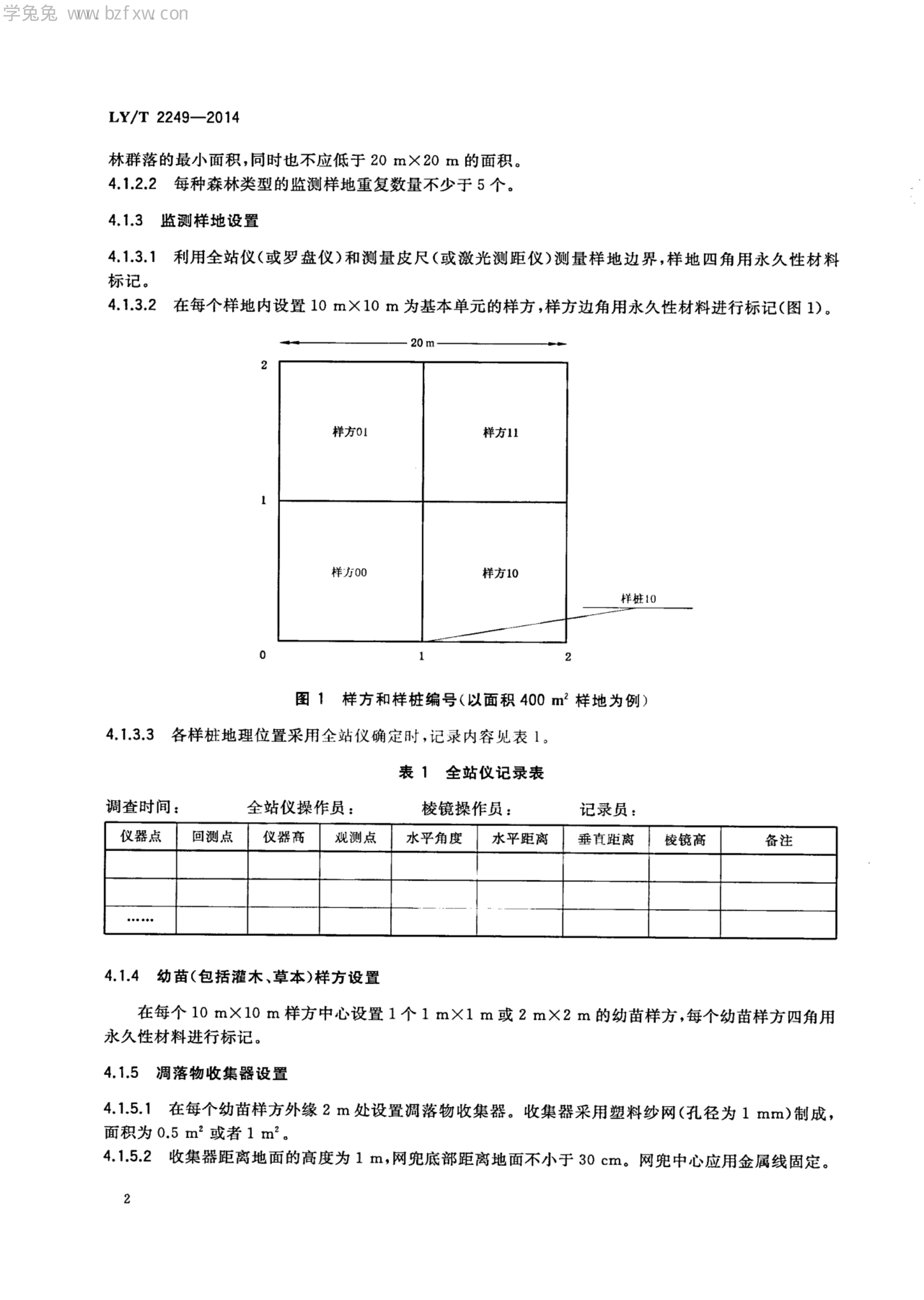 LY/T 2249-2014 标准预览