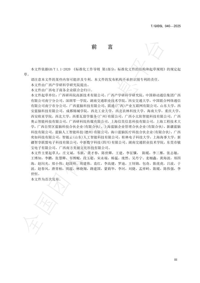 T/GXDSL 040-2025 标准预览
