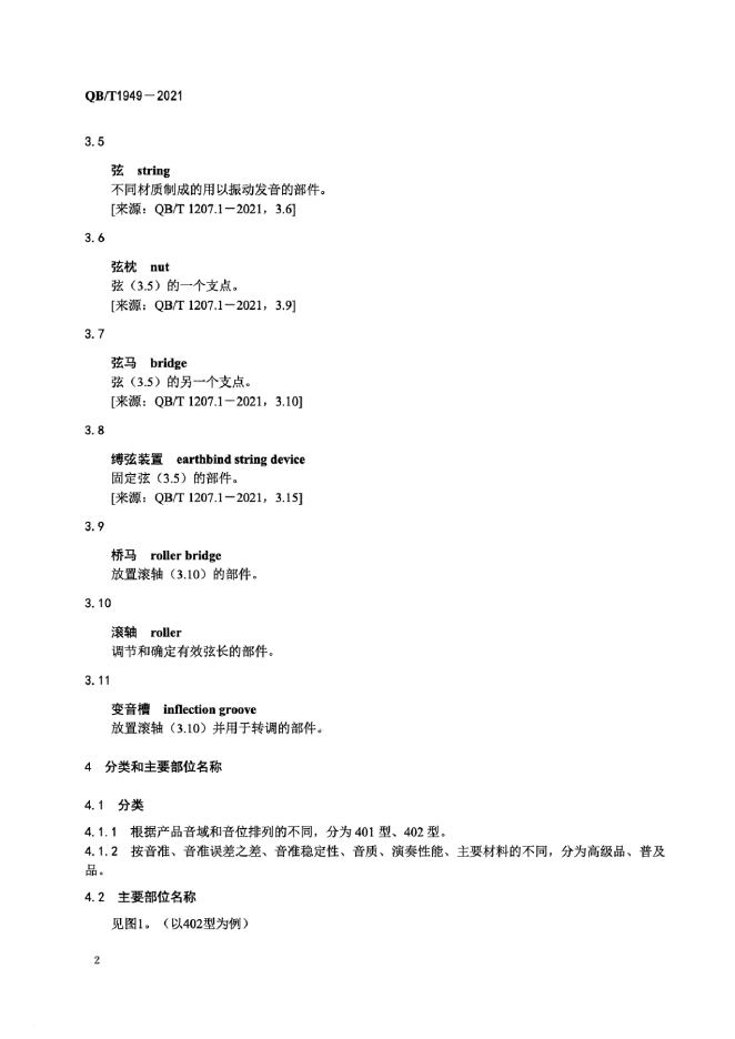 QB/T 1949-2021 标准预览