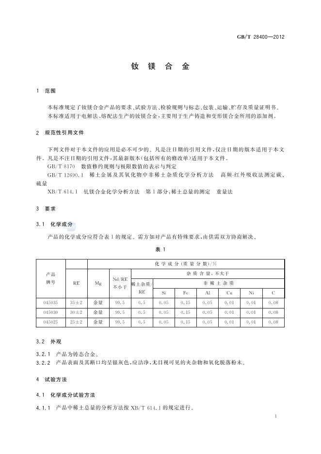 GB/T 28400-2012 标准预览