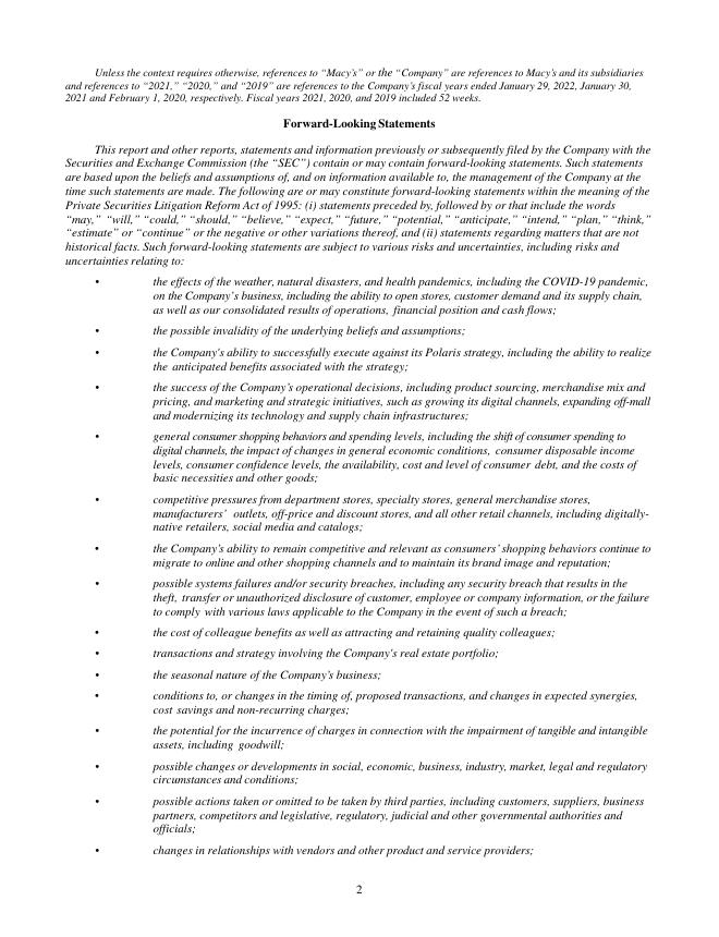 梅西百货Macys,Inc.（M）2021年年度报告（英文版）_第9页